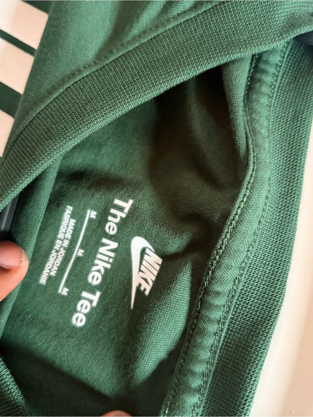 Nike Green The Nike Tee with White Logo - Picture 2 of 4